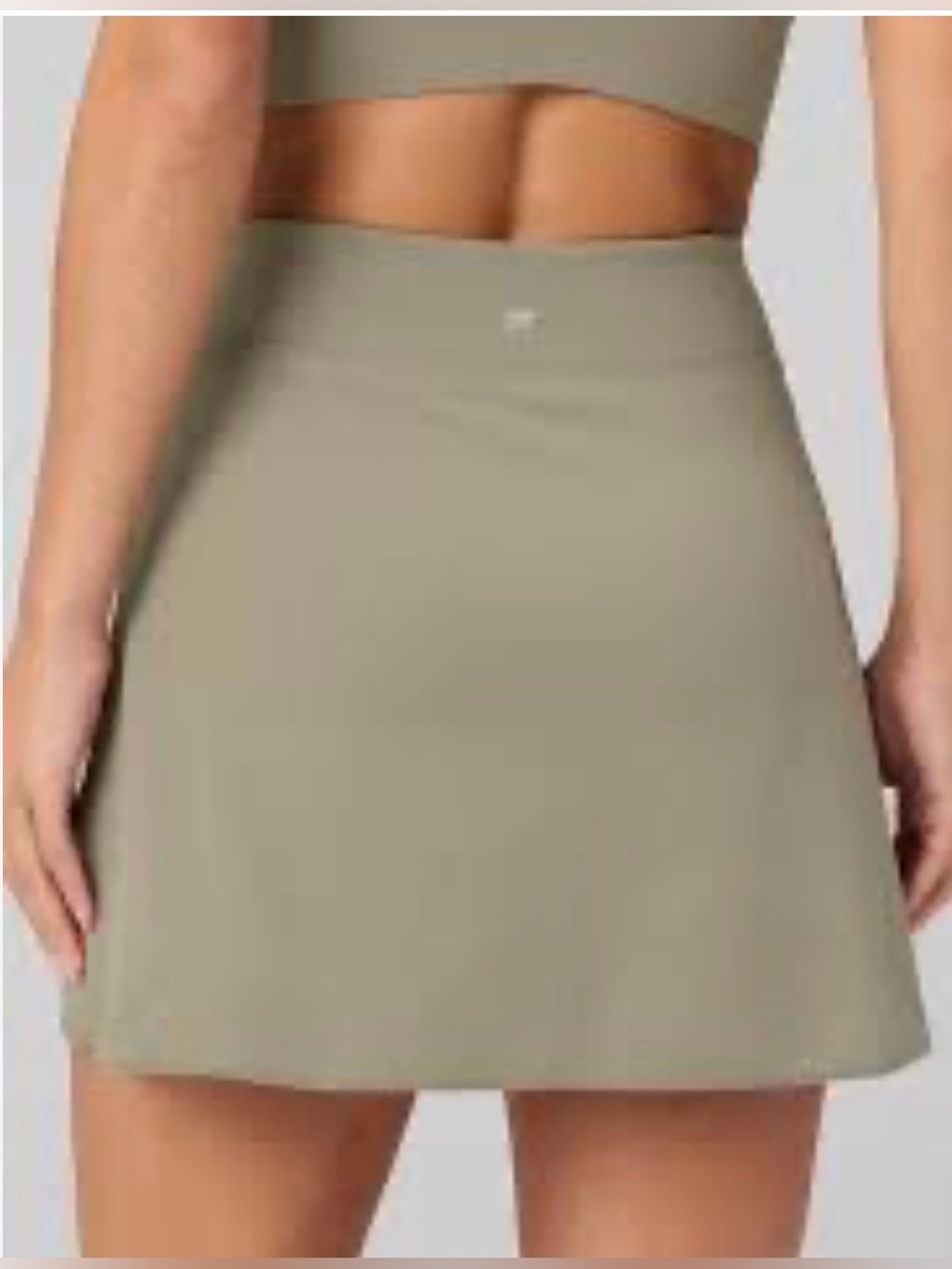 Fabletics On-The-Go Ultra Mini Skirt Seagrass XL - Picture 2 of 6